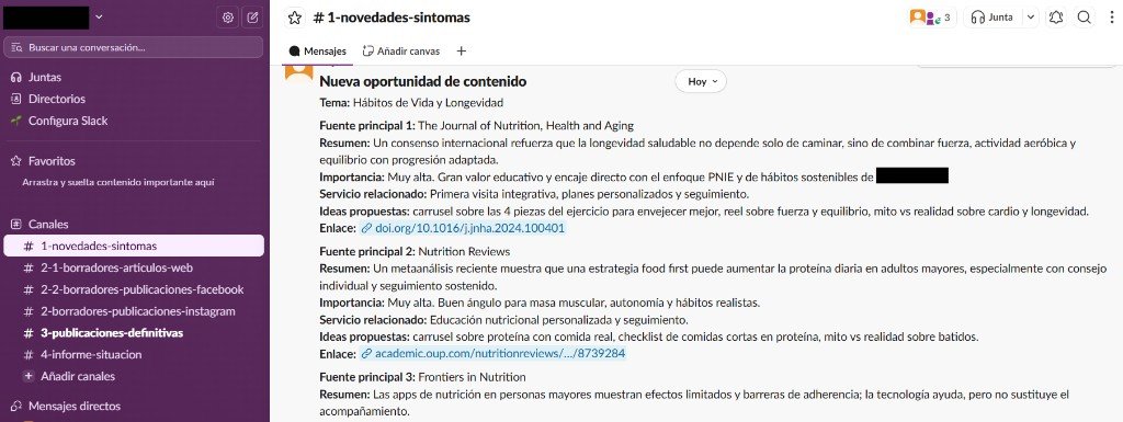 Ejemplo real del flujo · Radar